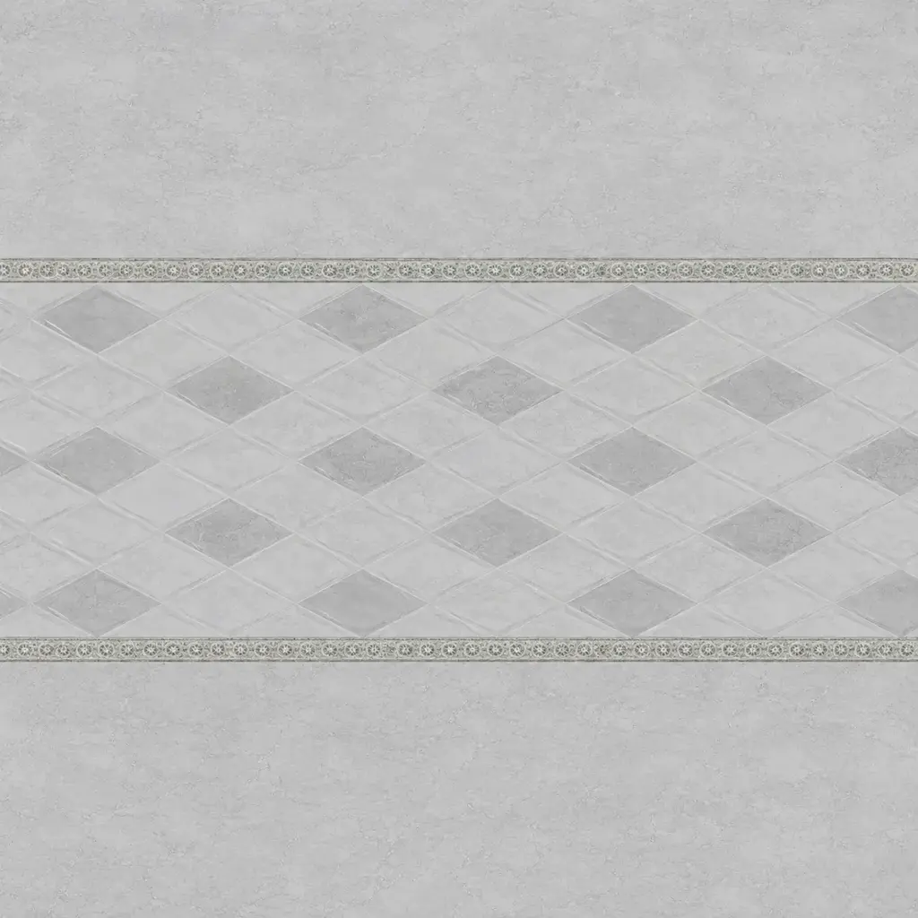 سرامیک خاک سفید برند مریم- شارک کمرنگ براق (سایز 90×30)